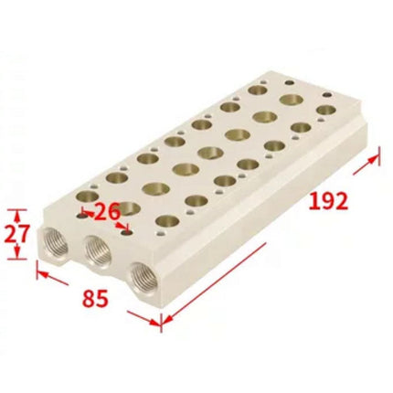 Airtac 7V300M: Pneumatic Air Valve Manifold  - 7V300M7F