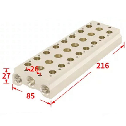 Airtac 7V300M: Pneumatic Air Valve Manifold  - 7V300M8FG