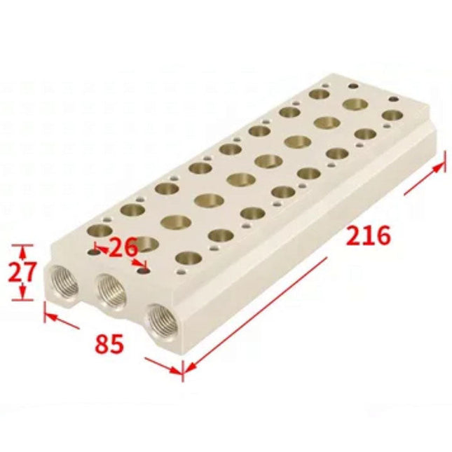 Airtac 7V300M: Pneumatic Air Valve Manifold  - 7V300M8FG