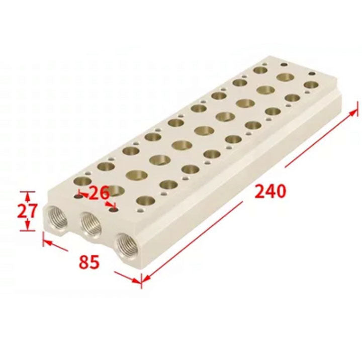 Airtac 7V300M: Pneumatic Air Valve Manifold - 7V300M9FT