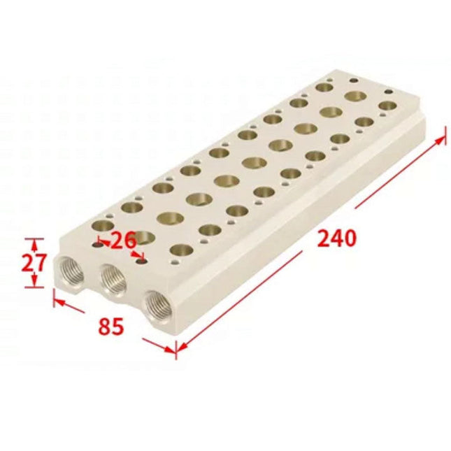 Airtac 7V300M: Pneumatic Air Valve Manifold  - 7V300M9F