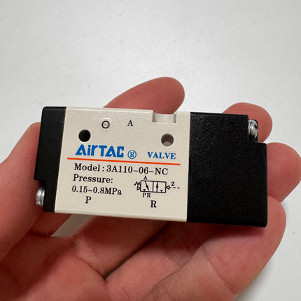 Airtac 3A110-06: Air Pilot Valve. 3 Way  - 3A11006NC