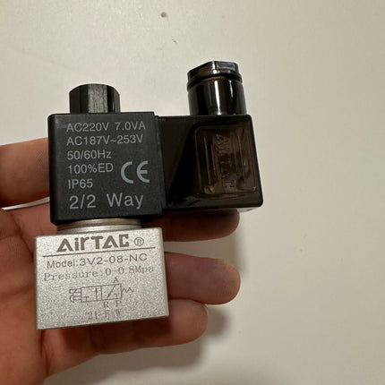 Airtac 3V2-08-NC: Solenoid valve(3/2 way) - 3V208NCA