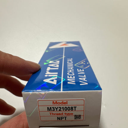 Airtac M3Y110-08: Manual Valve. 3 Way - M3Y21008T