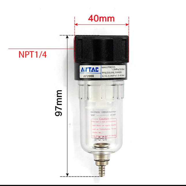 Airtac AF: Air Preparation Filter - AF2000T
