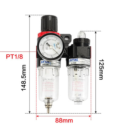 Airtac AFC: series F.R.L Pneumatic Air Filter - AFC15001