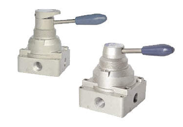 Airtac 4HV330-08: Hand Valve. Rotary Style - 4HV33008ST