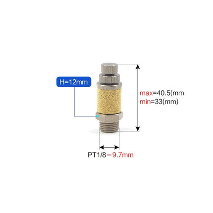 Airtac BESL: Pneumatic Silencer  - BESL01