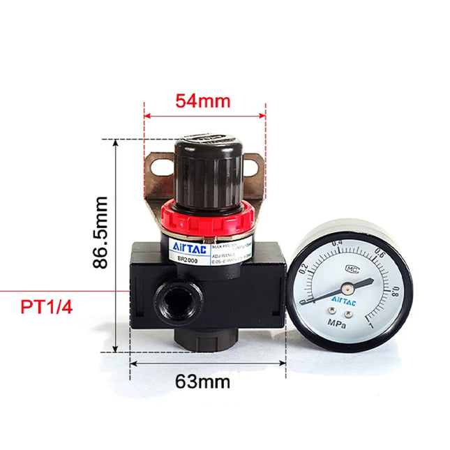 Airtac AR: Air Pressure Regulator - BR20001