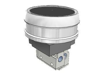 Airtac CM3PMX-06: Manual Valve. 3 Way - CM3PMX06BG
