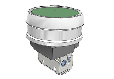 Airtac CM3PMX-06: Manual Valve. 3 Way - CM3PMX06GG