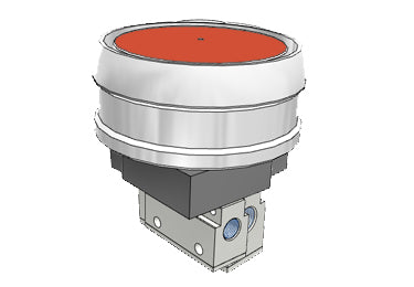 Airtac CM3PMX-06: Manual Valve. 3 Way - CM3PMX06RG