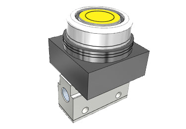 Airtac CM3PF-06: Manual Valve. 3 Way - CM3PF06YG