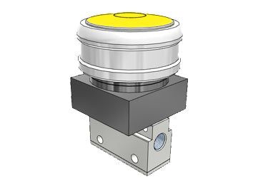 Airtac CM3PMS-06: Manual Valve. 3 Way - CM3PMS06Y