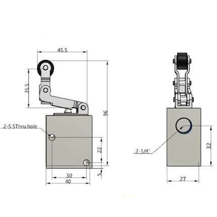 Airtac CM3L-08: Manual Valve. 3 Way - CM3L08T