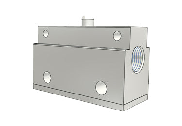 Airtac CM3B-06: Manual Valve. 3 Way - CM3B06T