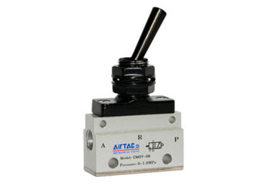 Airtac CM3Y-06: Manual Valve. 3 Way - CM3Y06T