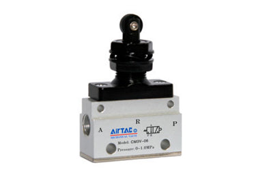 Airtac CM3V-06: Manual Valve. 3 Way - CM3V06T