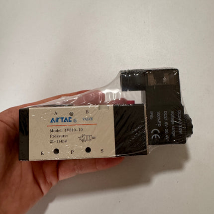 Airtac 4V310-10: Solenoid Air Valve - 4V31010BT
