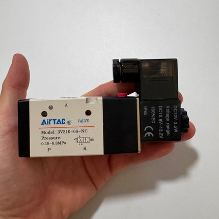 Airtac 3V310-08-NC : Solenoid valve(3/2 way) - 3V31008NCF
