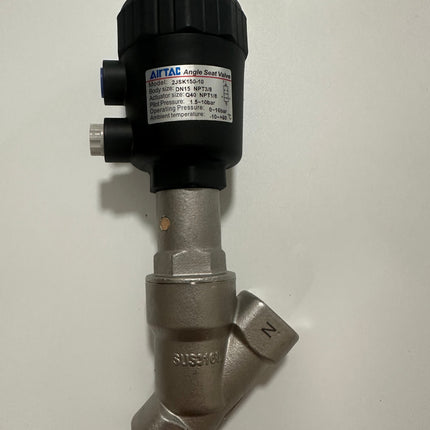 Airtac 2JSK150-10: Angle Seat Valve - 2JSK15010Q40T