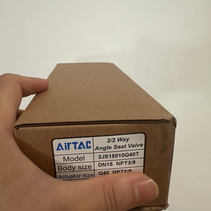 Airtac 2JS150-10: Angle Seat Valve - 2JS15010Q40T