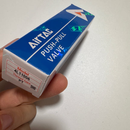 Airtac 4L110-06: Push Pull Valve. 5 Way - 4L11006