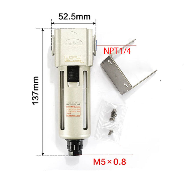 Airtac GAF200-08: Pneumatic Filter - GAF20008T