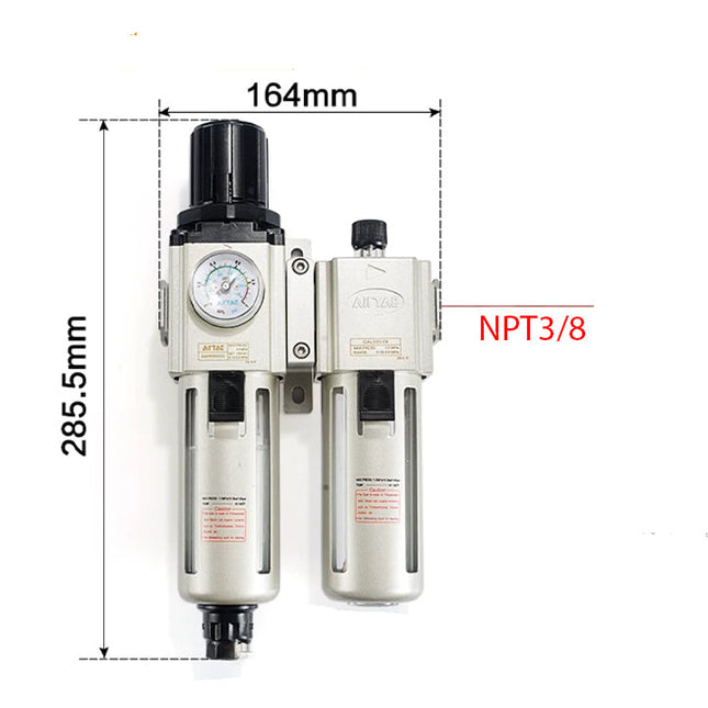 Airtac GAFC400: Filter Regulator Lubricator - GAFC40010AST