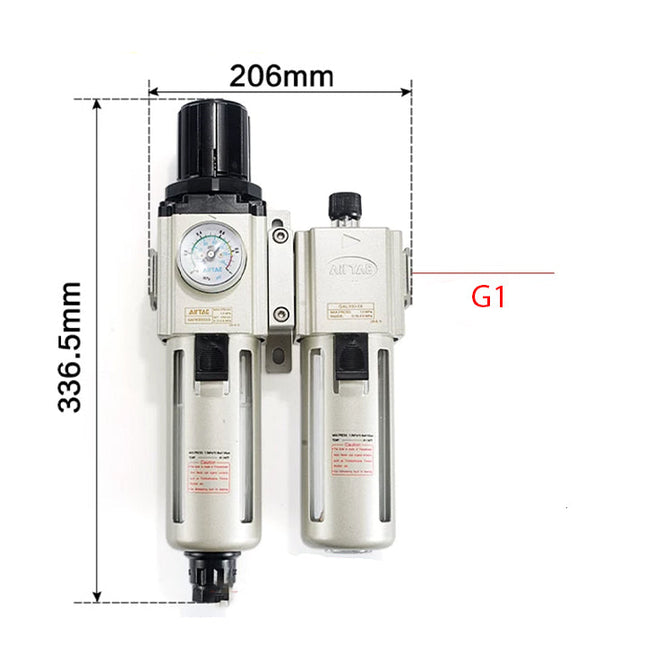 Airtac GAFC600: Filter Regulator Lubricator - GAFC600C25SG