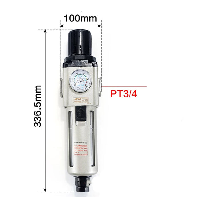 Airtac GAFR600: Air Filter Regulator - GAFR600C20S