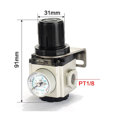 Airtac GAR200: Air Pressure Regulator - GAR20006S