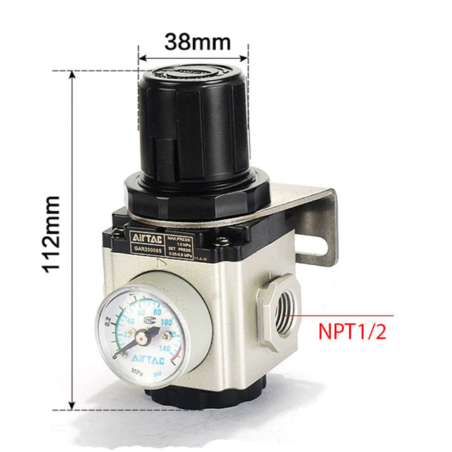 Airtac GAR300: Air Pressure Regulator - GAR30015ST