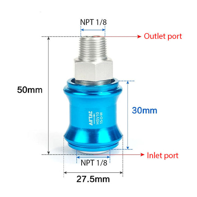 Airtac HSV-06: Slide Valve - HSV06T