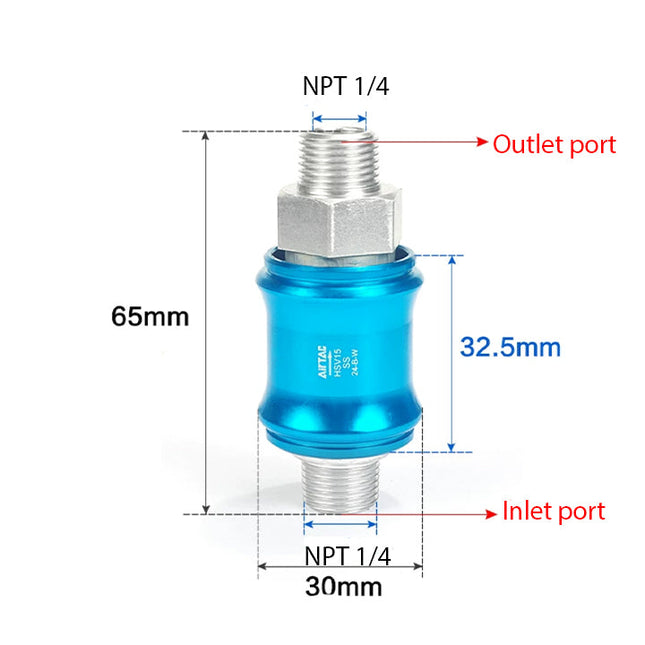 Airtac HSV-08: Slide Valve - HSV08SST