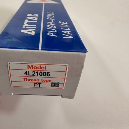 Airtac 4L210-06: Push Pull Valve. 5 Way - 4L21006