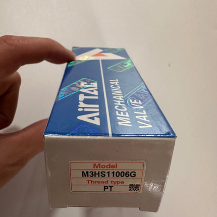 Airtac M3HS110-06: Manual Valve. 3 Way - M3HS11006G