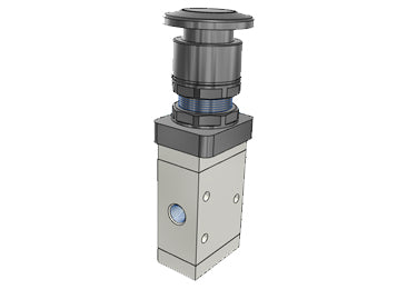 Airtac M3PM210-08: Manual Valve. 3 Way - M3PM21008BT