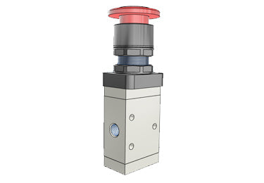 Airtac M3PM110-06: Manual Valve. 3 Way - M3PM11006RG
