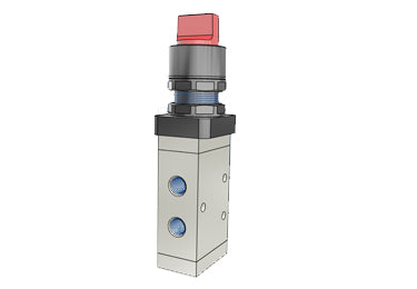 Airtac M5HS210-08: Manual Valve. 5 Way - M5HS21008R