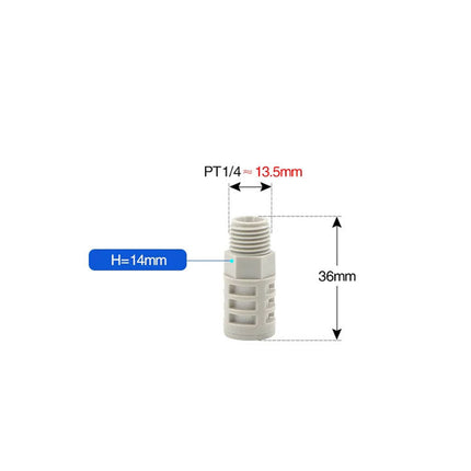 Airtac PALM: Pneumatic Silencer  - PALM02