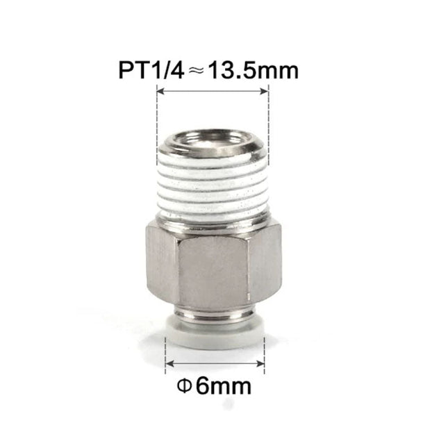 Airtac PC: Push Lock Fitting. Male Connector - PC602D