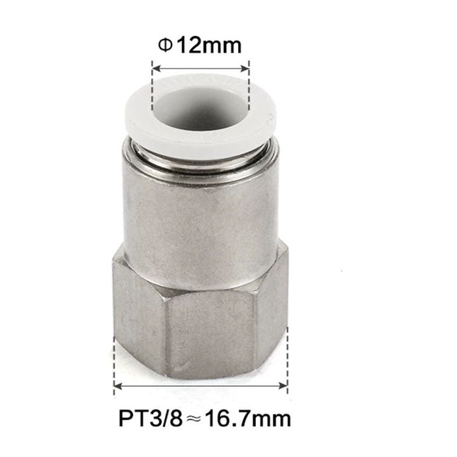 Airtac PCF: Push Lock Fitting. Female Connector - PCF1203D