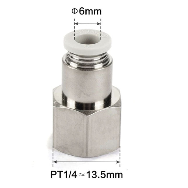 Airtac PCF: Push Lock Fitting. Female Connector - PCF602