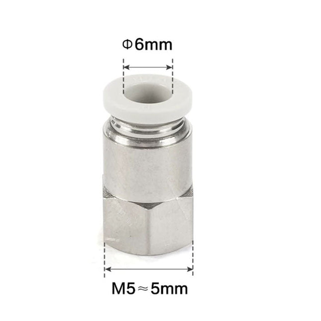 Airtac PCF: Push Lock Fitting. Female Connector - PCF6M5D