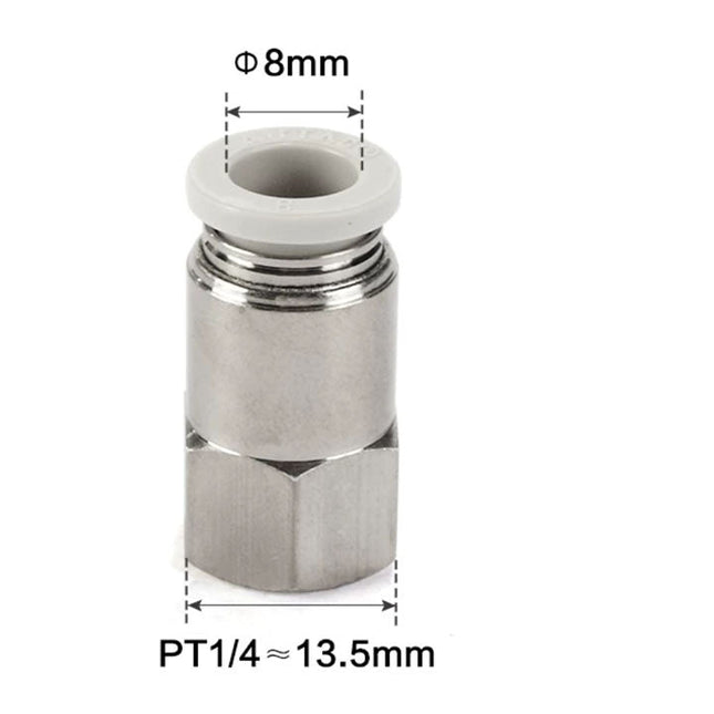 Airtac PCF: Push Lock Fitting. Female Connector - PCF802