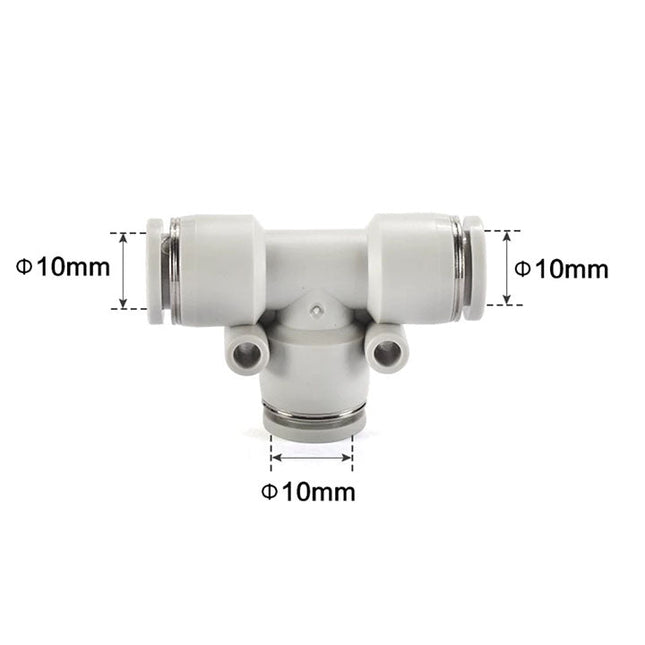 Airtac PE: Push Lock Fitting. Union Tee - PE10
