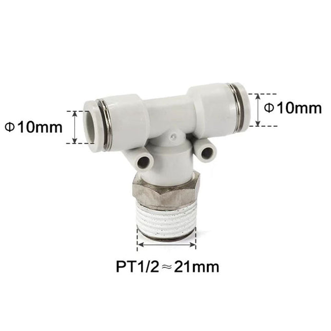 Airtac PEB: Accessories--One-touch fittings(stainless steel) - PEB1004-S