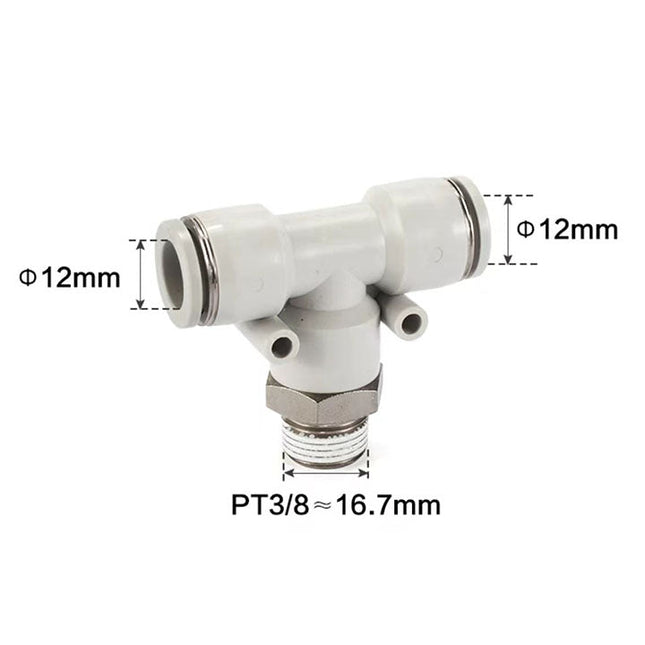Airtac PEB: Accessories--One-touch fittings(stainless steel) - PEB1203-S