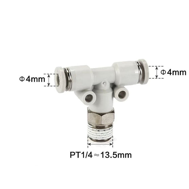 Airtac PEB: Accessories--One-touch fittings(stainless steel) - PEB402-S